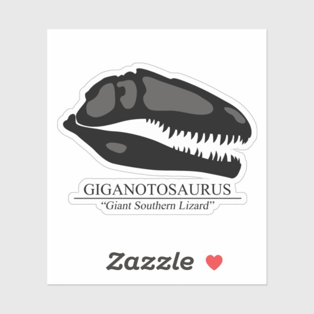 Giganotosaurus Skull (Sheet)