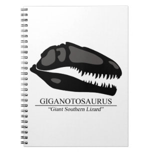 Giganotosaurus Skull Notebook