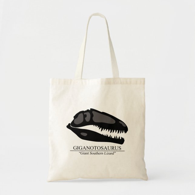 Giganotosaurus Skull Tote Bag (Front)
