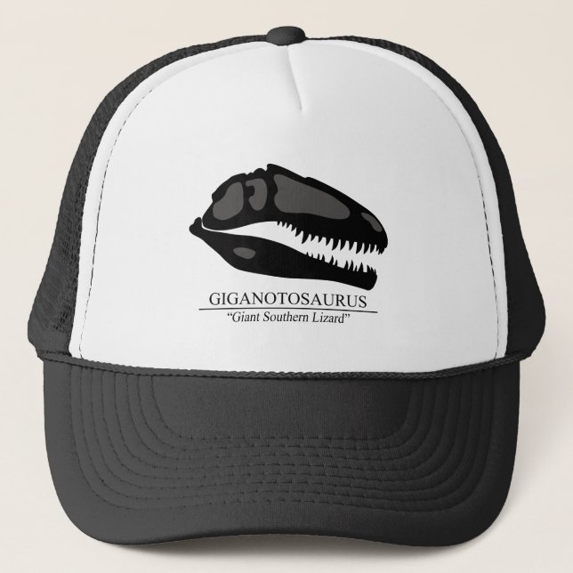 Giganotosaurus Skull Trucker Hat (Front)