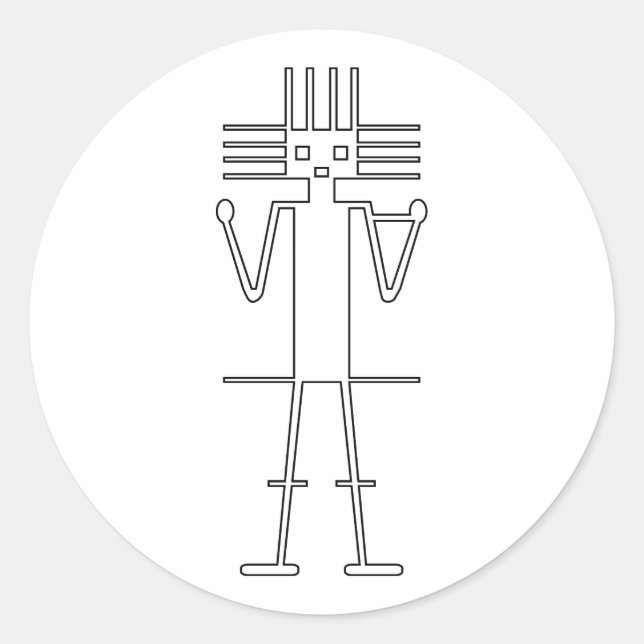 Gigante de Atacama Classic Round Sticker (Front)