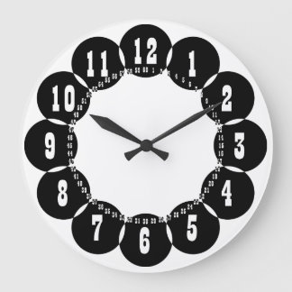 gigantesque circle numbers large clock
