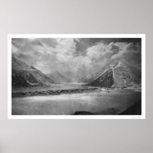 Gigantic Glacier Alaska 1912 Poster