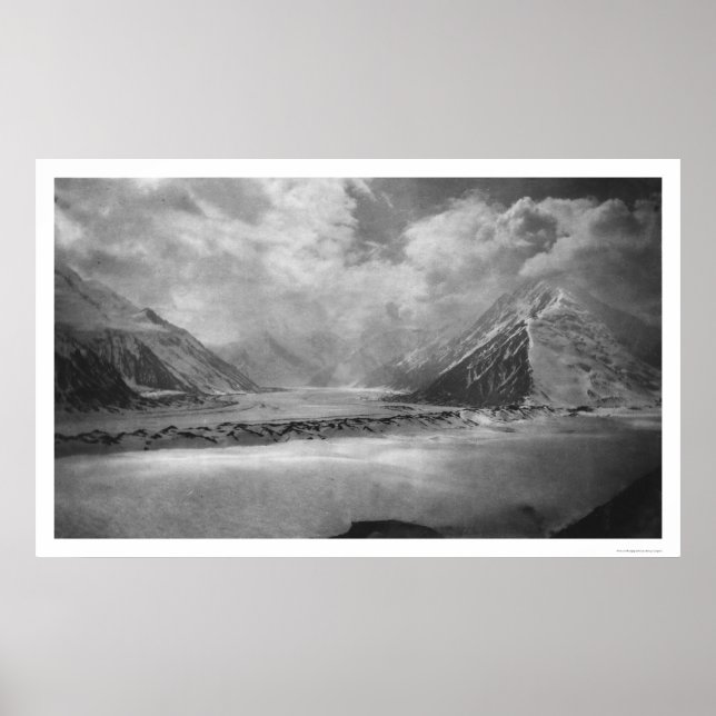 Gigantic Glacier Alaska 1912 Poster (Front)