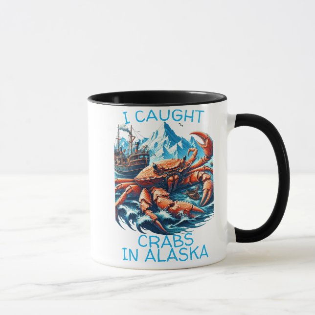 Gigantic King Crabs Dutch Harbour Mug (Right)