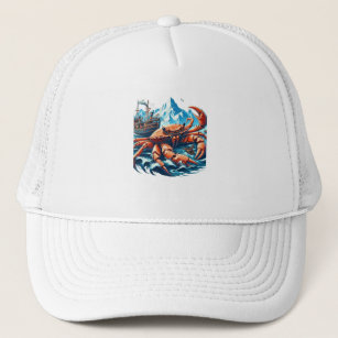 Gigantic King Crabs Dutch Harbour Trucker Hat