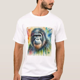 Gigantopithecus blacki 310724AREF142 - Watercolor T-Shirt