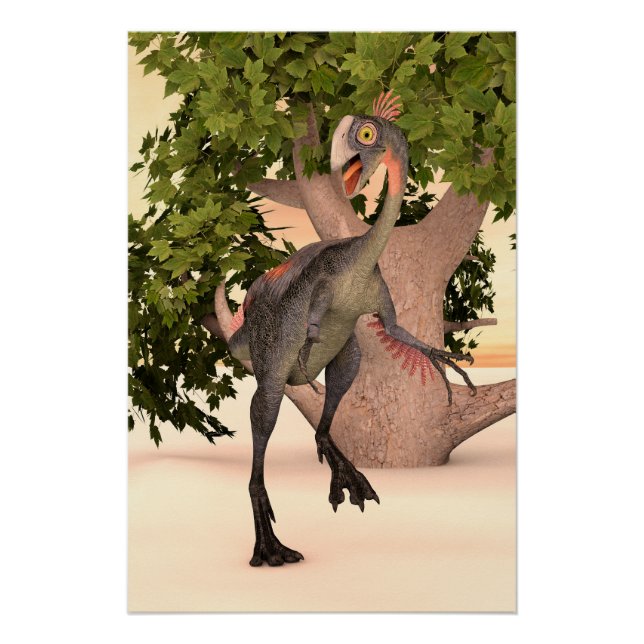 Gigantoraptor Forest Guardian Poster (Front)