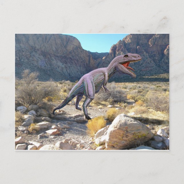 Gigantosaurus Dinosaur Postcard (Front)
