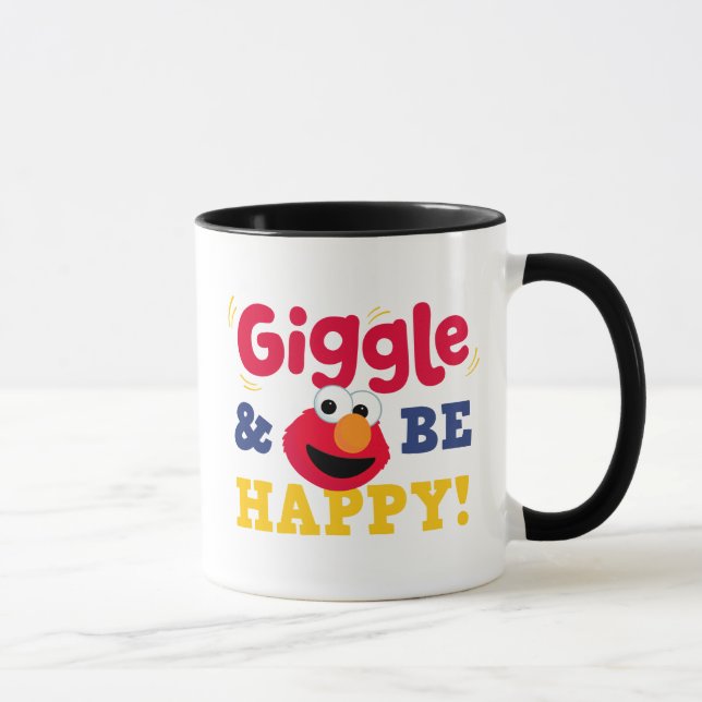 Giggle and Be Happy Elmo Mug (Right)