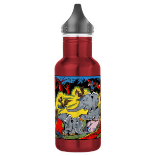 Giggle Animal Elephant Vintage Comics 532 Ml Water Bottle