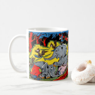 Giggle Animal Elephant Vintage Comics Coffee Mug