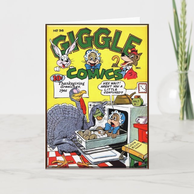Giggle Comics, No. 36 Holiday Card (Front)
