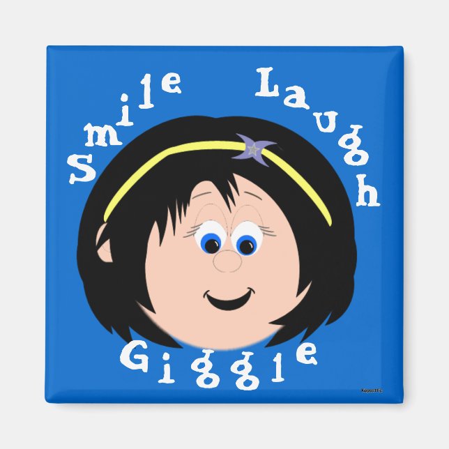 Giggle Faces Magnet (Front)