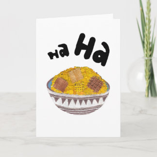 Giggle Flakes No Background Greeting Card