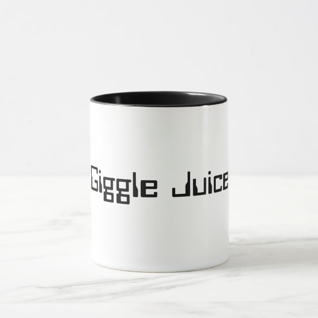 giggle juice Alcohol trendy word quote funny slang Mug (Center)