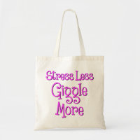 GIGGLE MORE, hot pink ink