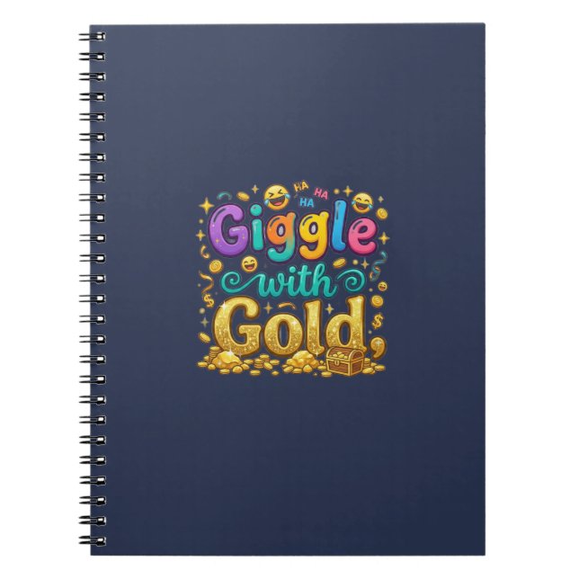 Giggle with Gold Notebook (Front)