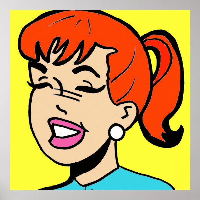 Giggles Comic Strip Poster (Front)