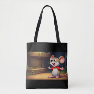 Giggles the Happy Mouse Tote Bag