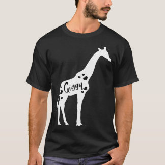 Giggy Giraffe Grandparents Day Safari Zoo  Grandmo T-Shirt