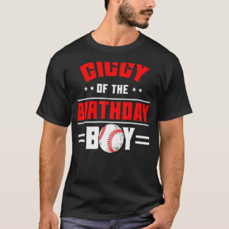 Giggy Of The Birthday Boy Baseball Theme Family Bd T-Shirt