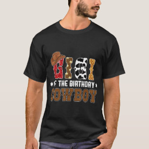 Gigi 1St First Birthday Cowboy Western Rodeo  T-Shirt