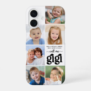 Gigi 5 Photo Collage Personalised iPhone 16 Case