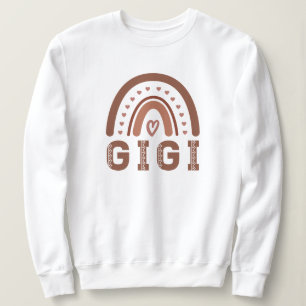 Gigi Boho Rainbow Cute Grandma Gifts Sweatshirt