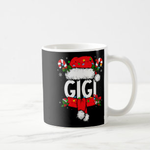Gigi Christmas Pajama Santa Claus Family Matching  Coffee Mug