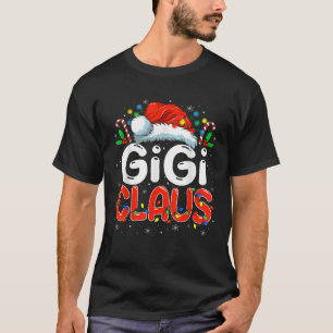 Gigi Claus Christmas Family Matching Pajamas Funny T-Shirt