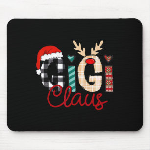 Gigi Claus Reindeer Christmas Mouse Mat