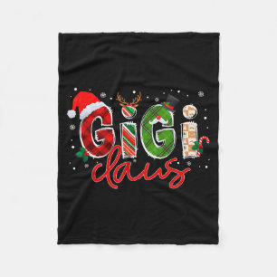Gigi Claus Santa Claus Family Matching Christmas P Fleece Blanket
