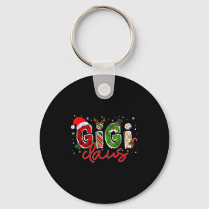 Gigi Claus Santa Claus Family Matching Christmas P Key Ring