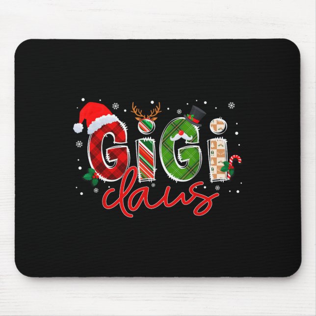 Gigi Claus Santa Claus Family Matching Christmas P Mouse Mat (Front)