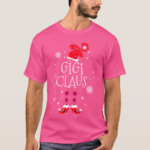 Gigi Claus Santa Claus Gigi Grandma Merry Christma T-Shirt