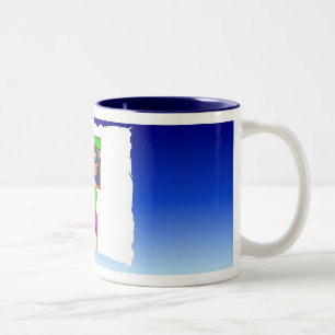 Gigi Cooking Blue Two-Tone Coffee Mug