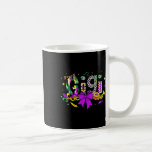 Gigi Coquette Bow Mardi Gras Women Mum Mother Carn Coffee Mug