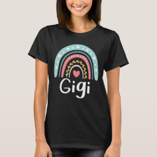 Gigi Cute Grandma Family Matching Rainbow T-Shirt