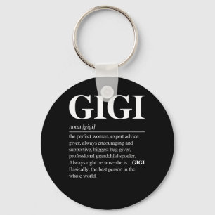Gigi Definition Grandma Mother Day Gifts Women Key Ring