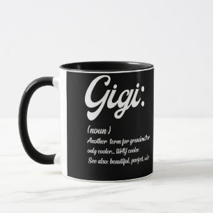 Gigi Definition Mother's Day Grandma Birthday Mug