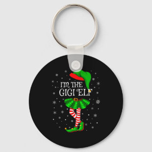 Gigi Elf Christmas Matching Family Women Girls Elf Key Ring