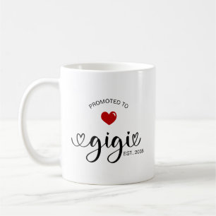 Gigi Established New Grandmother Gift Coffee Mug