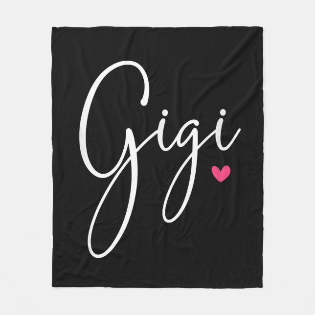 Gigi Gift Women Grandma Christmas Gifts Grandkids Fleece Blanket (Front)