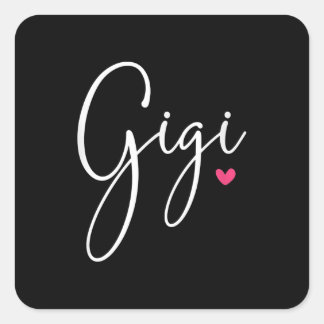 Gigi Gift Women Grandma Christmas Gifts Grandkids Square Sticker