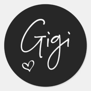 Gigi Grandma Mother'S Day Grandparents' Day Classic Round Sticker