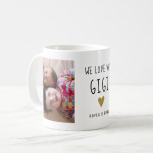 Gigi Great Grandma Grandkids 2 Photo Collage  Coffee Mug