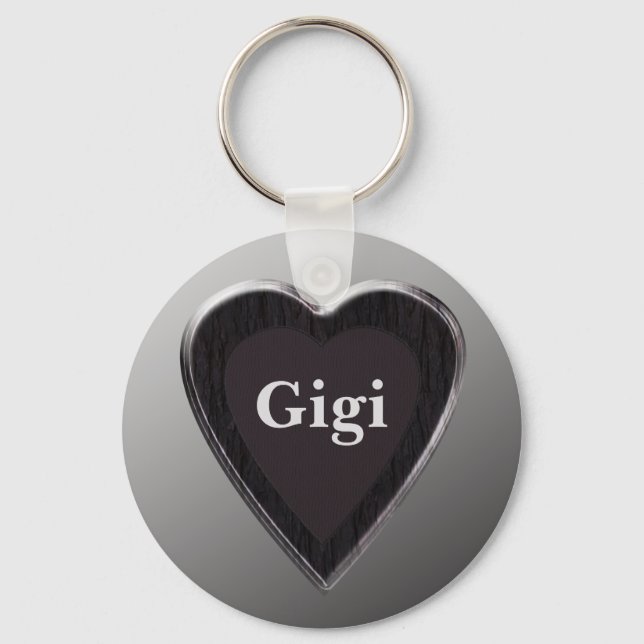 Gigi Heart Keychain (Front)