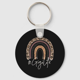 Gigi Life Grandma Cheetah Leopard Women Christmas Key Ring