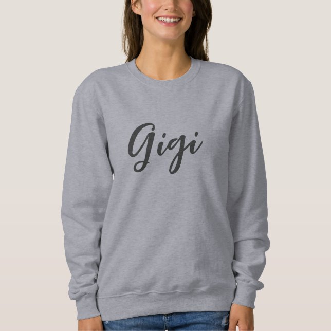 Gigi Minimalist Sweatshirt (Front)